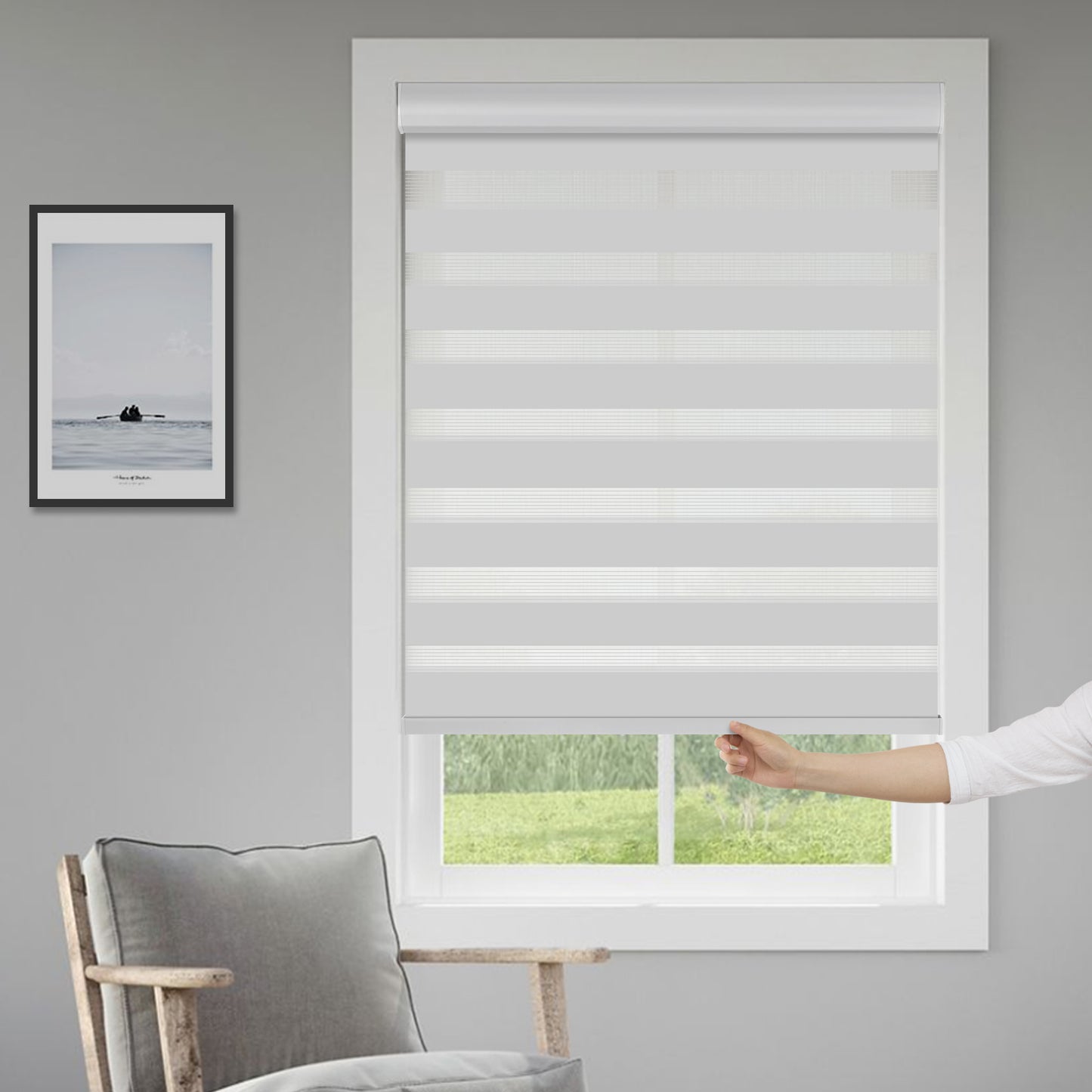 Affordable Custom Zebra Window Blinds | Stylish, Light-Filtering Window Treatments |Full Black Out Zebra Collection |Manual |Motorized Zebra Blinds