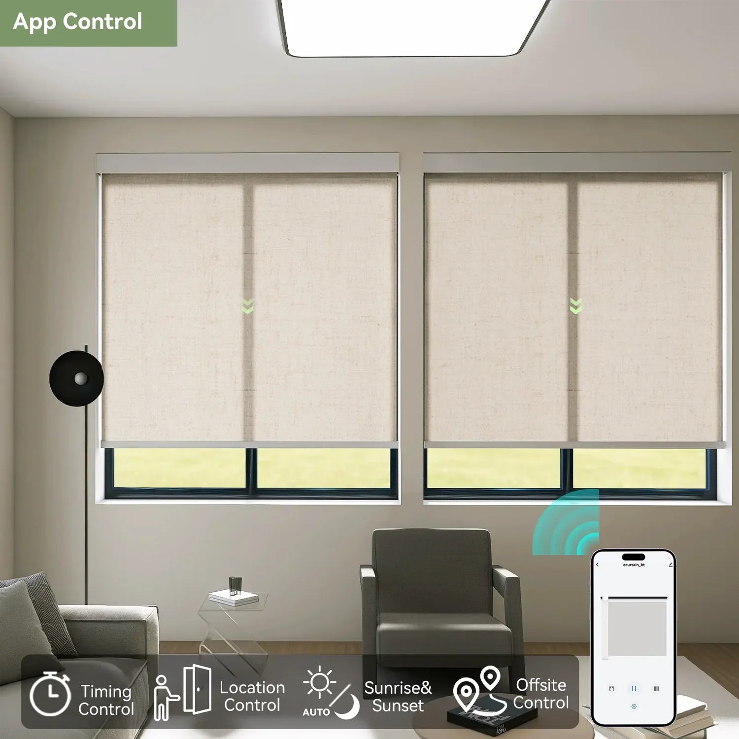 Mobile app control